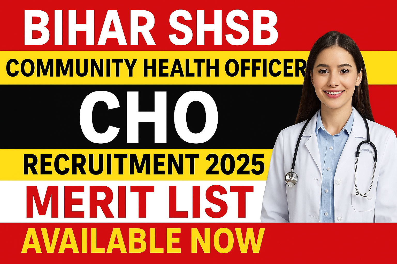 Bihar SHSB Community Health Officer