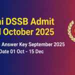 Delhi DSSSB Admit Card