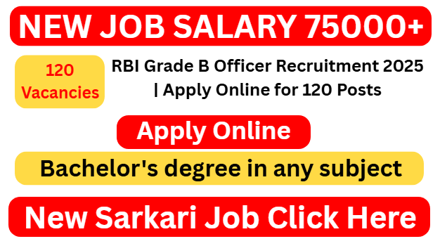 RBI Grade B Officer Recruitment 2025