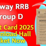 Railway RRB Group D Admit Card 2025