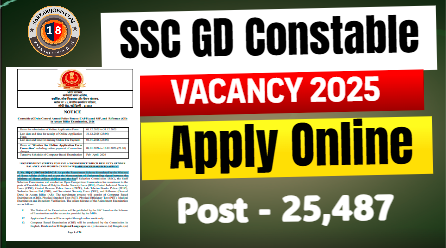SSC GD Constable Vacancy 2025
