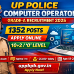 UP Police Computer Operator Grade-A Recruitment 2025