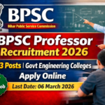 BPSC Professor Recruitment 2026