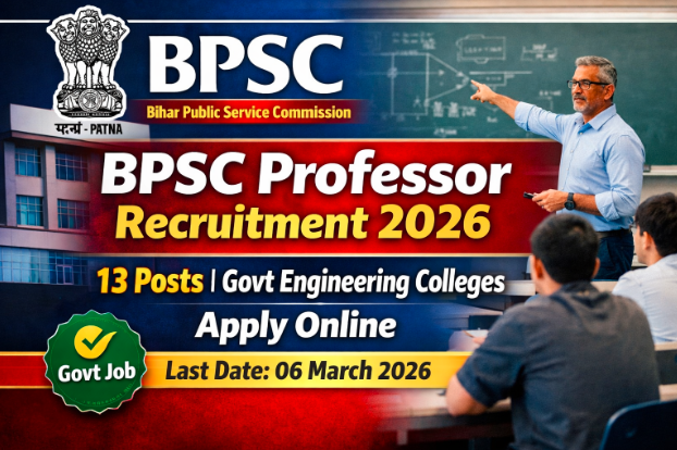 BPSC Professor Recruitment 2026