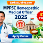MPPSC Homeopathic Medical Officer Recruitment 2026