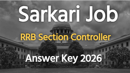RRB Section Controller Answer Key 2026
