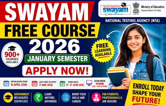 SWAYAM Free Course 2026