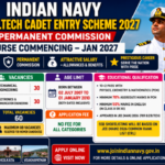 Indian Navy 10+2 B.Tech Cadet Entry Scheme 2027