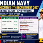 Indian Navy SSC Executive IT Recruitment 2027