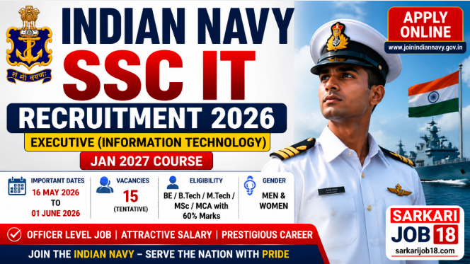 Indian Navy SSC IT Recruitment 2026