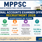 MPPSC Internal Accounts Examiner Officer Recruitment 2026