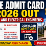 RBI JE Admit Card 2026