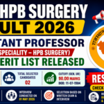 RPSC HPB Surgery Result 2026