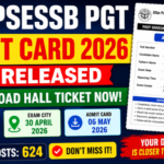 UPSESSB PGT Admit Card 2026
