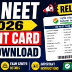 RE-NEET 2026 Admit Card Download