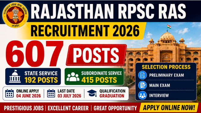 Rajasthan RPSC RAS Recruitment 2026