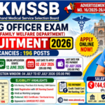 UKMSSB Nursing Officer Recruitment 2026