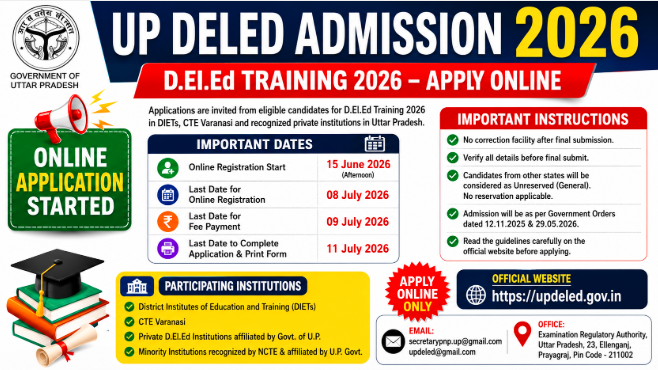 UP DELED Admission 2026