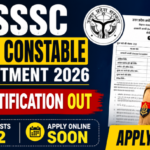 UPSSSC Excise Constable Recruitment 2026 Notification Out for 722 Posts, Apply Online
