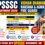 UPSSSC Vidhan Bhawan Rakshak & AgnikFire Guard Recruitment 2026