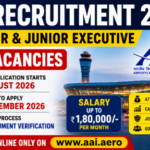 AAI Manager & Junior Executive Recruitment 2026