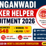 MP Anganwadi Worker Helper Recruitment 2026