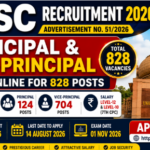 UPSC Principal & Vice-Principal Recruitment 2026