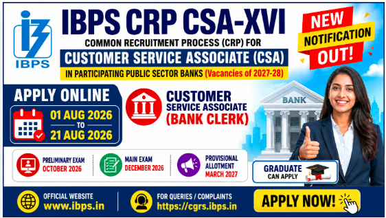 IBPS CSA Recruitment 2027