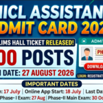 NICL Assistant Admit Card 2026