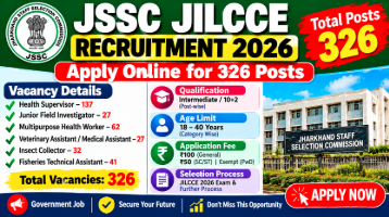 JSSC JILCCE Recruitment 2026 Apply Online