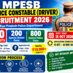 MPESB Police Constable Driver Recruitment 2026